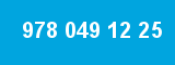 978 049 12 25